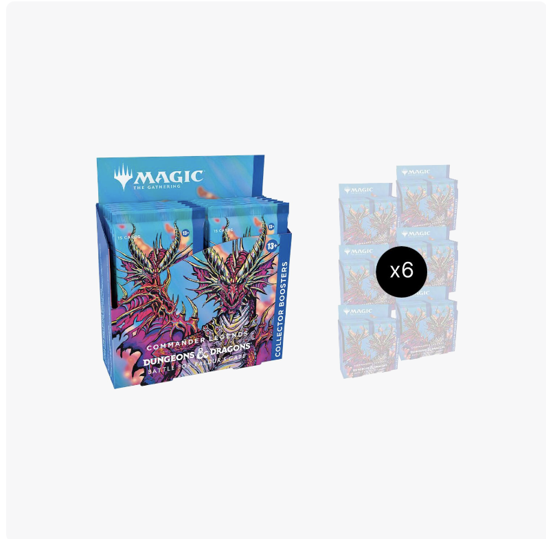 Commander Legends: Battle for Baldur's Gate - Collector Booster Display Case - Commander Legends: Battle for Baldur's Gate (CLB)
